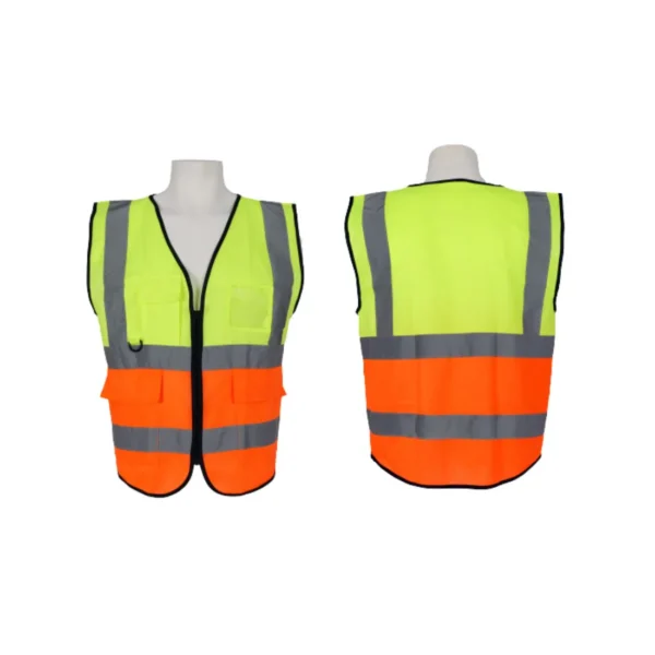 180 GSM Executive Reflective Vest yelloworange